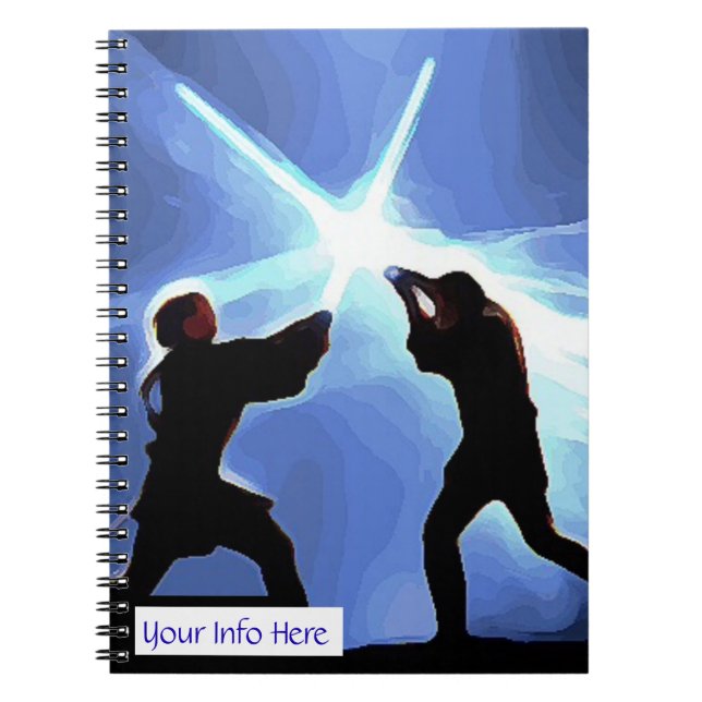 Caderno Espiral Sinta a Força (Frente)