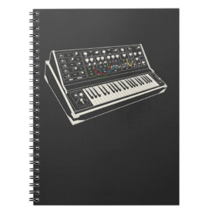 Caderno Espiral Sintetizador modular Música eletrônica analógic