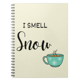 Caderno Espiral Sinto cheiro de neve