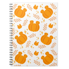 Caderno Espiral Sistema de abóboras, de cor doce e acolchoada