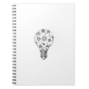 Caderno Espiral Sistema Solar de Portas na Massa