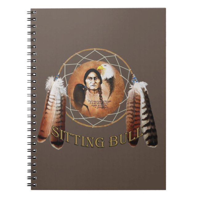 Caderno Espiral Sitting Bull Dreamcatcher (Frente)