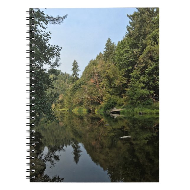 Caderno Espiral Siuslaw River, Oregon (Frente)