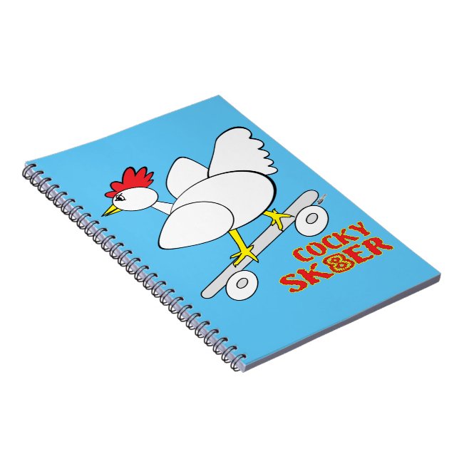Caderno Espiral Skater Cocky (Lado Direito)
