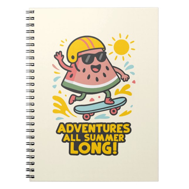 Caderno Espiral Skater Watermelon (Frente)