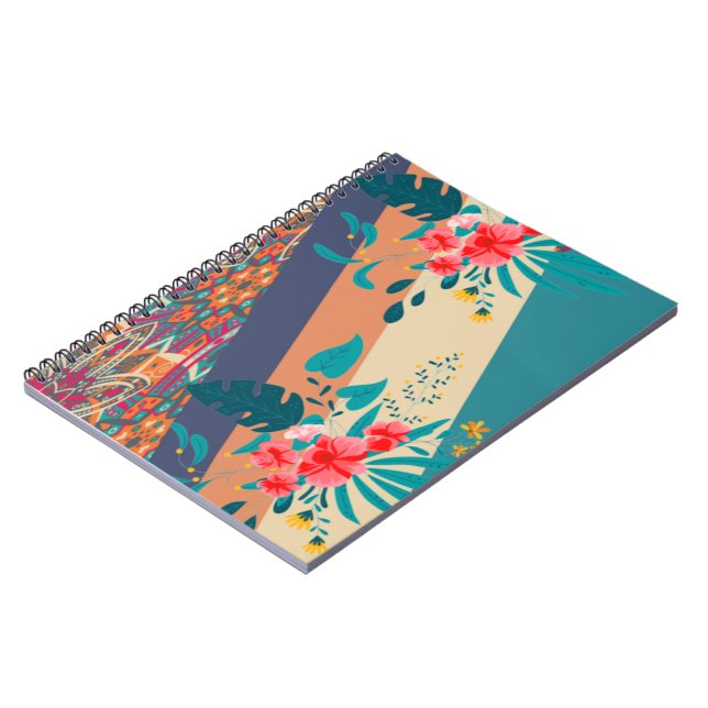 Caderno Espiral Skaymarts | Bonita Design Floral Multipropósito (Left Side)