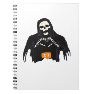 Caderno Espiral Skeleton Hand Heart Follower Classic