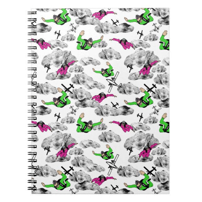 Caderno Espiral Skydivers Spiral  Notebook (Frente)