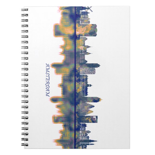 Caderno Espiral Skyline Amsterdã (Frente)