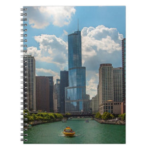 Caderno Espiral Skyline Chicago
