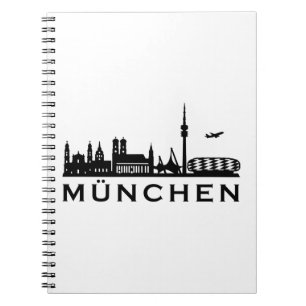 Caderno Espiral Skyline München