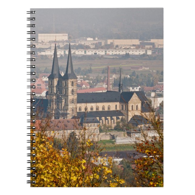 Caderno Espiral Skyline of Bamberg, Alemanha (Frente)