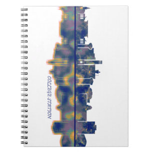 Caderno Espiral Skyline para Estação Universitária