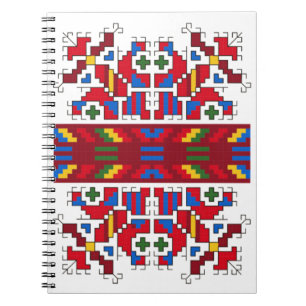 CADERNO ESPIRAL SLAVIC FOLK MOTIF SAMOKOV, BULGÁRIA