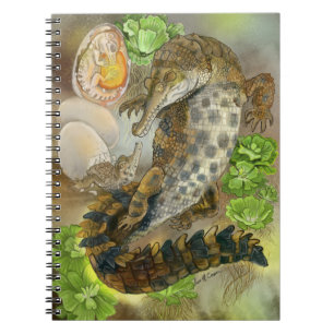 Caderno Espiral Slender Snouted Crocodile