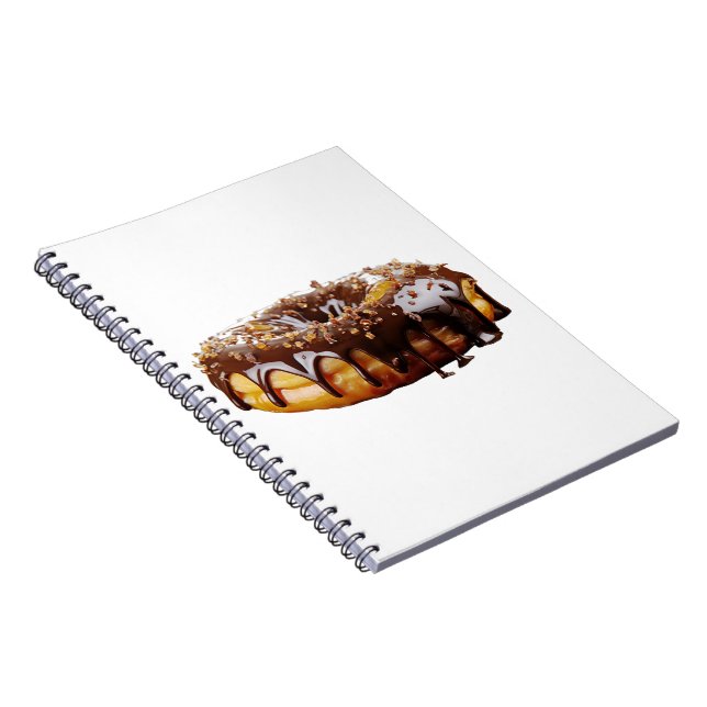 Caderno Espiral SlipperyJoe's decadent donut covered thick glossy  (Lado Direito)