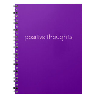 Caderno Espiral slogan engraçado positivo dos pensamentos |