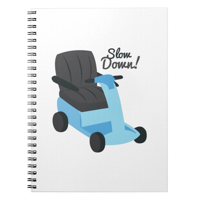 Caderno Espiral Slow Down! (Frente)