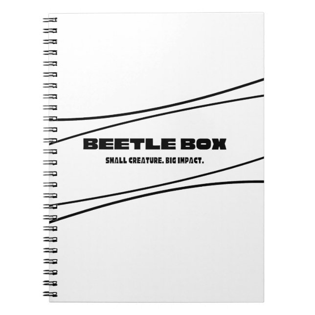 Caderno Espiral Small Creature. Big Impact Notebook (Frente)