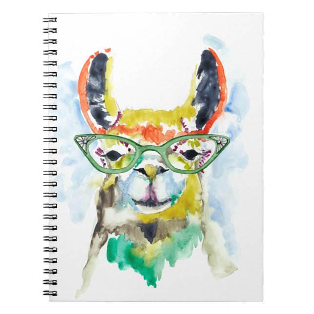 Caderno Espiral Smarty Pants Llama (Frente)
