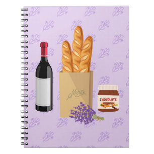 Caderno Espiral Snack francês