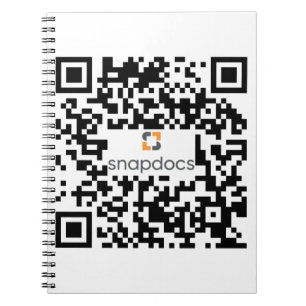 Caderno Espiral snapdocs qr-code
