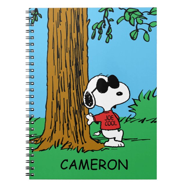 Caderno Espiral Snoopy "Joe Legal" em pé (Frente)