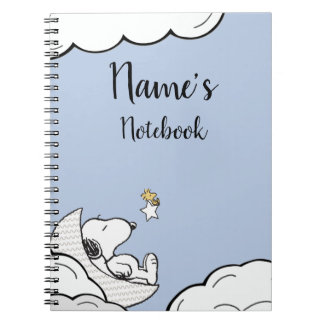 Caderno Espiral Snoopy Note Book Name Title