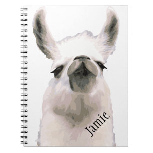 Caderno Espiral Snooty Snobby Llama personalizado