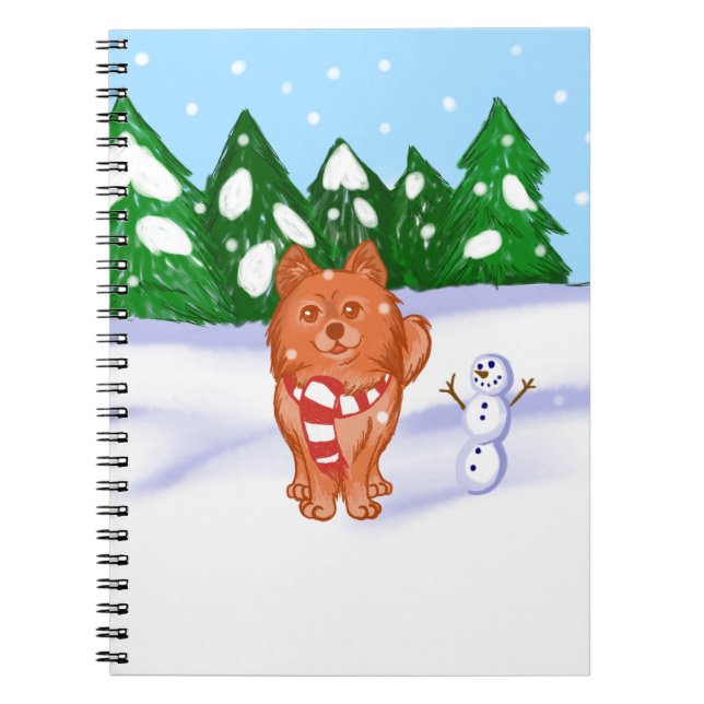 Caderno Espiral Snow Puppy (Frente)