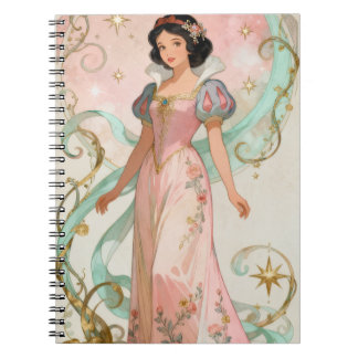 Caderno Espiral Snow White Art Nouveau