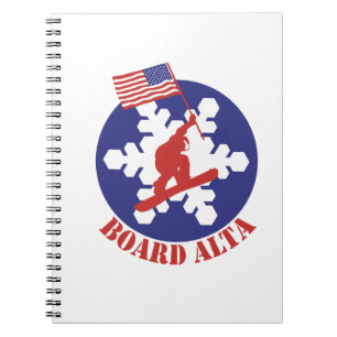 Caderno Espiral Snowboard Alta