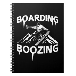 Caderno Espiral Snowboard Boozing