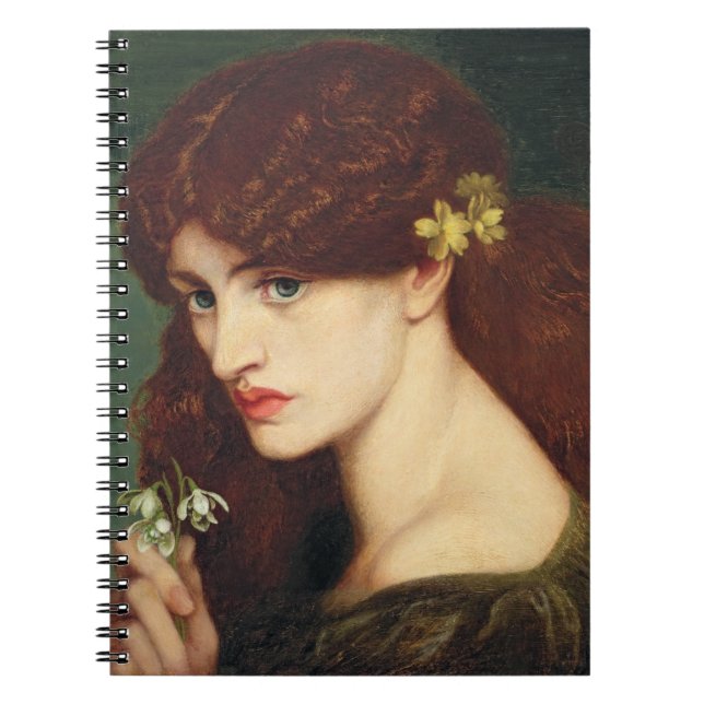Caderno Espiral Snowdrops, 1873 (óleo em canvas) (Frente)