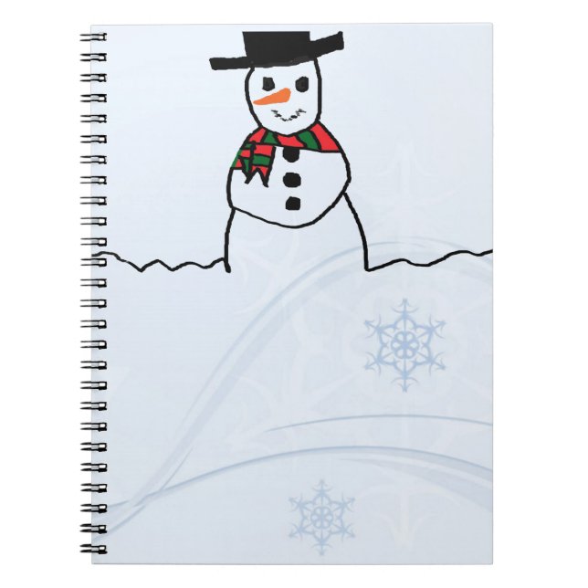 Caderno Espiral Snowman (Frente)
