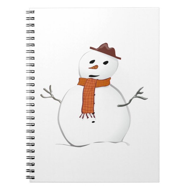 Caderno Espiral Snowman (Frente)