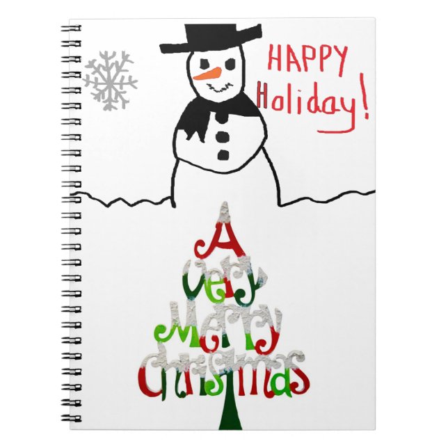 Caderno Espiral Snowman (Frente)