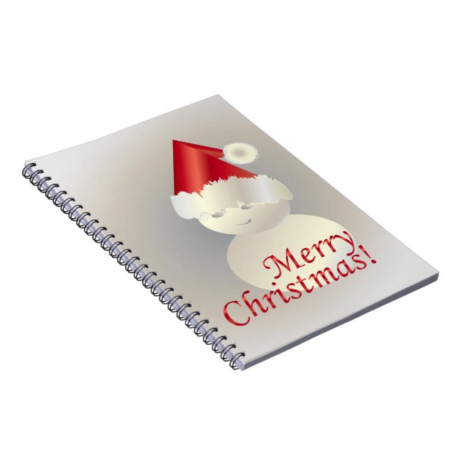 Caderno Espiral Snowman de Natal (Lado Direito)