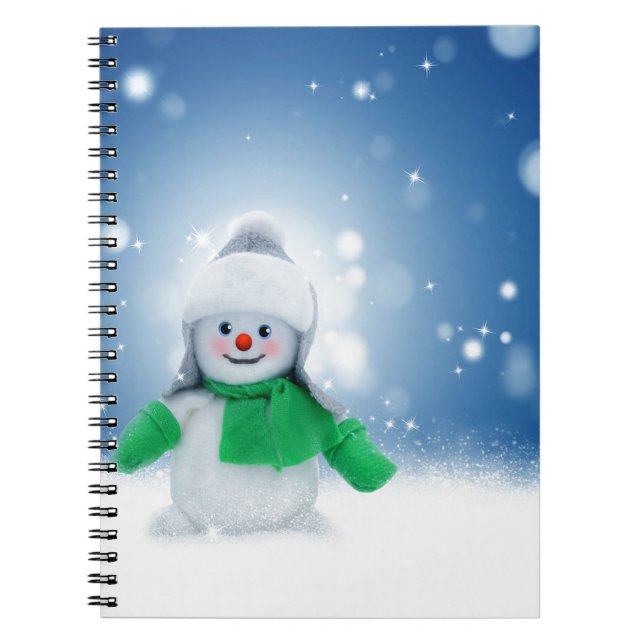 Caderno Espiral Snowman Deseja (Frente)
