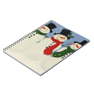 Caderno Espiral Snowmen