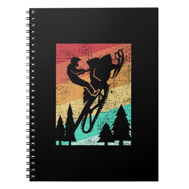Caderno Espiral Snowmobiling Snowmobilie (Frente)