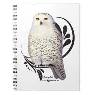 Caderno Espiral Snowy Owl
