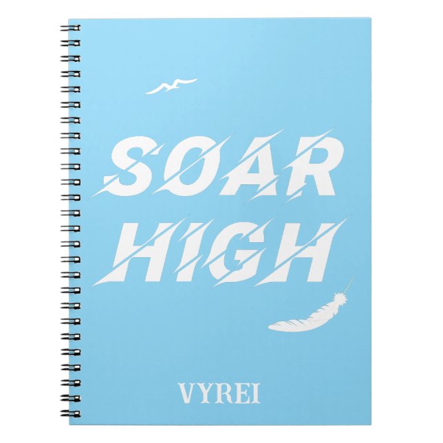 Caderno Espiral Soar Alta Automotivação Ame Afirmação Positiva (Frente)