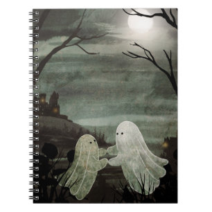 Caderno Espiral Sob a Lua Vigilante