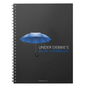 Caderno Espiral Sob o guarda-chuva azul de Debbie