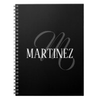 Sobrenome Personalizado Elegante Preto | Nome