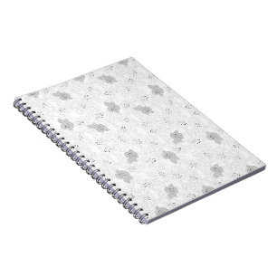 Caderno Espiral Sobreposição de Grade Transparente – Textura PNG E