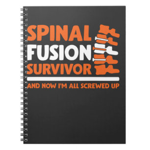 Caderno Espiral Sobrevivência de Cirurgia Esinal Biônica Fratura
