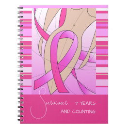 Caderno Espiral Sobrevivente de câncer