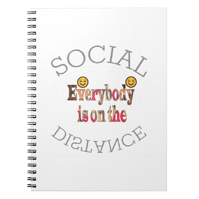 Caderno Espiral Sobreviveremos à COVID-19 - Uma Mensagem de Força (Frente)